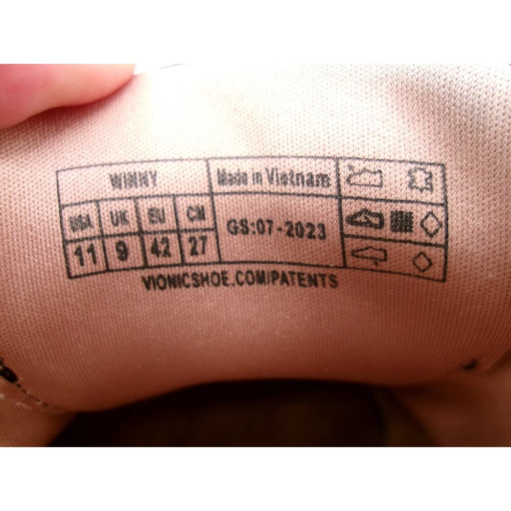 Vionic Winny Women's Black Lace Up Shoes Size 11 Casual Comfort - Picture 6 of 11